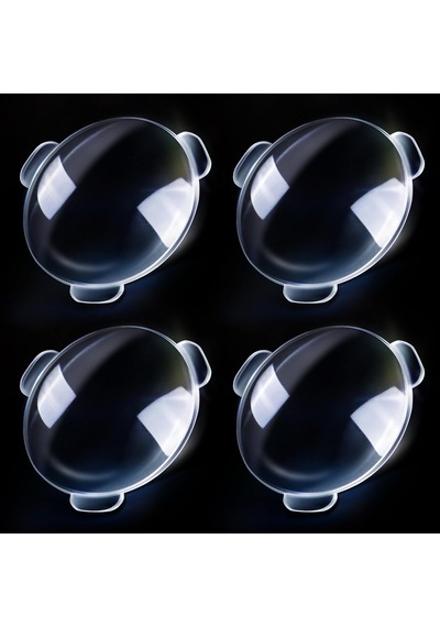 Bikonveks Lens Seti, Cam Lens Bi-konveks 34 Mm Çap 45 Mm Konsantrasyon Uzaklığı Lens Kendin Yap Google Karton Vr İç Diğer