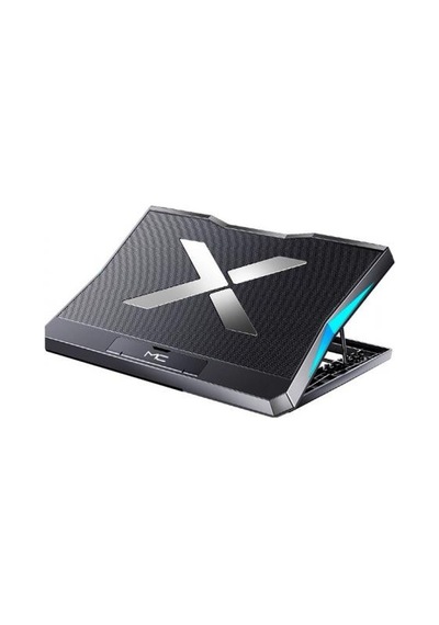 Coofbe Led Işıklı Ultra Sessiz 6 Adet Soğutma Fanlı Laptop Soğutucu Yükseklik Ayarlı Laptop Standı