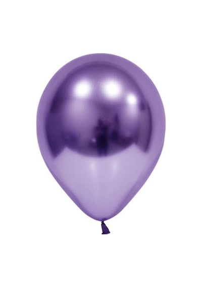 12 Inç Standart Boy Krom Balon 10 Adet Violet A