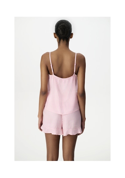 Penti Pembe Çizgili Şort Pijama Takımı