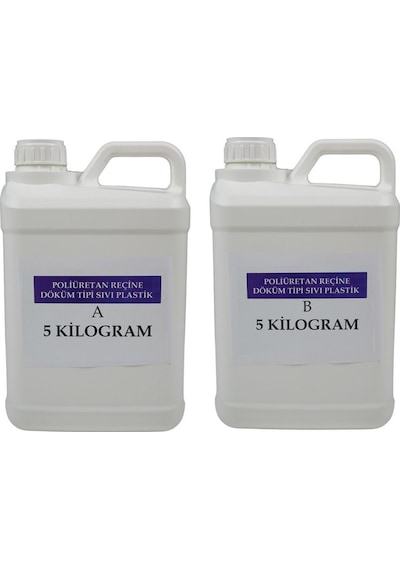 Poliüretan Reçine - Döküm Tipi Sıvı Plastik 5+5 / 10 Kg