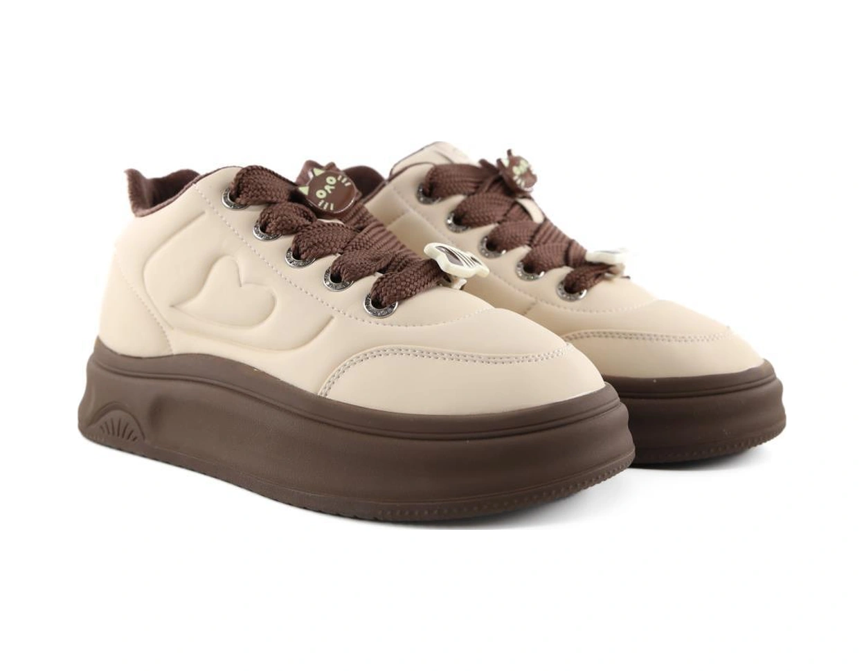Guja 25k421 Bej Kadın Sneakers Bej
