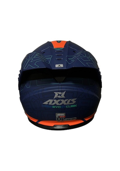 Axxis Hawk SV Evo Cubik C7 Motosiklet Kaskı Mat Mavi