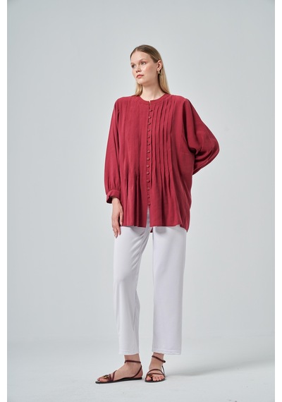 Ftz Women Kadın Tunik Bordo 31180 Bordo