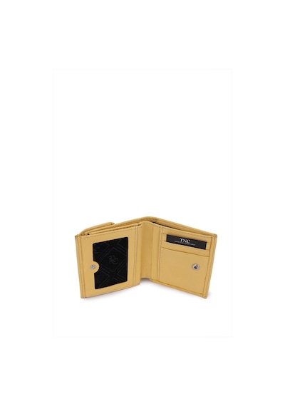 Tamer Tanca Unisex Hakiki Deri Sarı Cüzdan 688 1415 Czdn Y25 Sarı Sarı