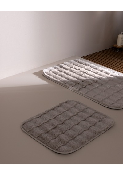 Lorien 2'li Banyo Paspası - Taş 8684427344897 Çok Renkli