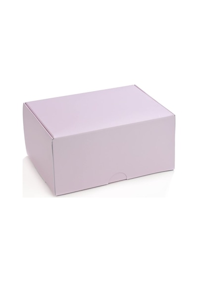 Kurabiye Kutusu Pembe-mavi 11 X 15 Cm 25 Adet