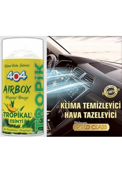 404 Kimya Klima Fresh Temizleyici Klima Bombası Koku  Bomba Tropikal Esintisi Tropıcal