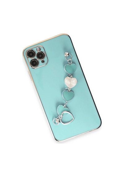 Newface - 114 - İphone 11 Pro Max Kılıf Esila Silikon - - Kmrsfres - Su Yeşili