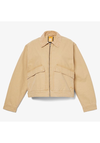 Timberland Strafford Yıkanmış Kanvas Kadın Bej Ceket Tb0a5vj7eh31 Bej