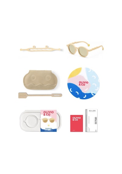 Olivio&co Classic Oval Toddler Güneş Gözlüğü - Desert Sand Çok Renkli