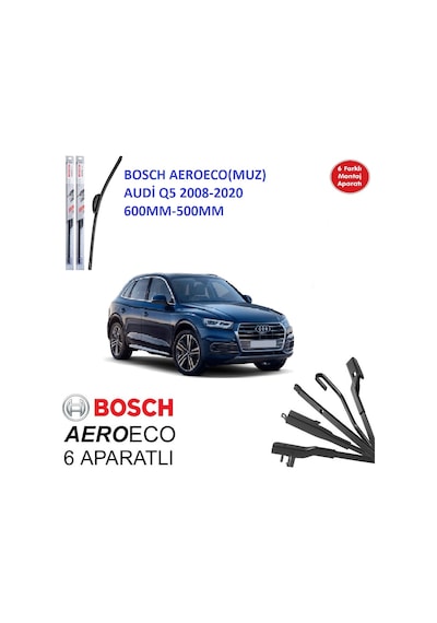 Audi Q5 Silecek Takımı 2008-2017 Bosch Aeroeco