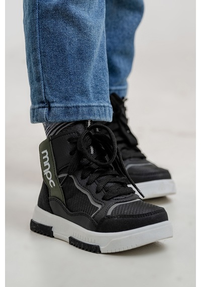 Mnpc Erkek Çocuk Siyah Suya Dayanıklı Anatomik Sneaker Günlük Bot 25k4b110172 Siyah