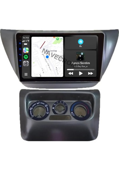 Mıtsubıshı Lancer 2003-08 9" Uyumlu Androıd Multimedya Gerçek 2/32 Kablosuz Carplay Geri Görüş Kameralı 9"