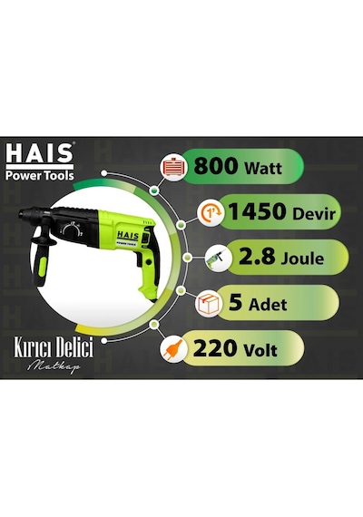 Hais Kırıcı Delici Matkap 2.8 Kg Z1A-2601SRE