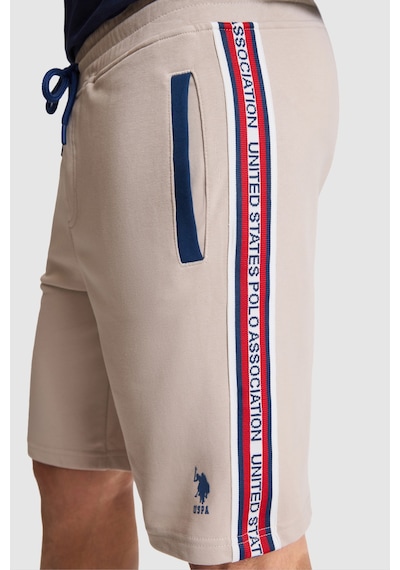 U.s. Polo Assn. Erkek Taş Şort Örme 50322428-vr049 Taş Rengi