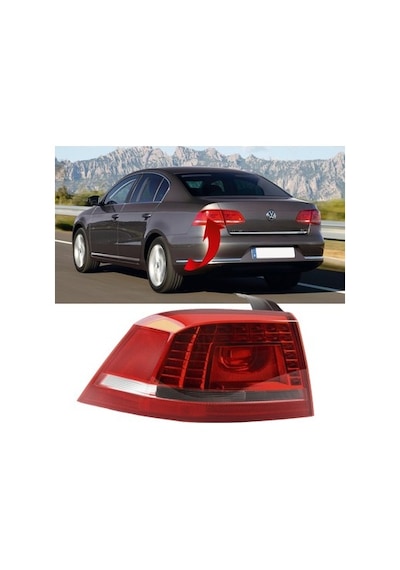 Volkswagen B7 Passat Stop Led Passat Highline Stop Lambası Sol Şoför Tarafi Dış Kaportaya Bağlanan