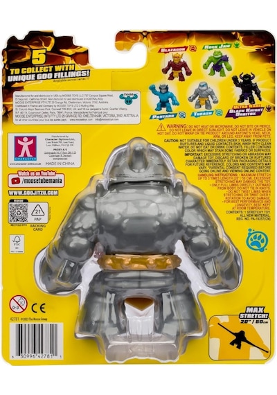 Heroes Of Goo Jit Zu Stretch Tekli Paket Thrash Benzersiz Goo Dol Goojitzu