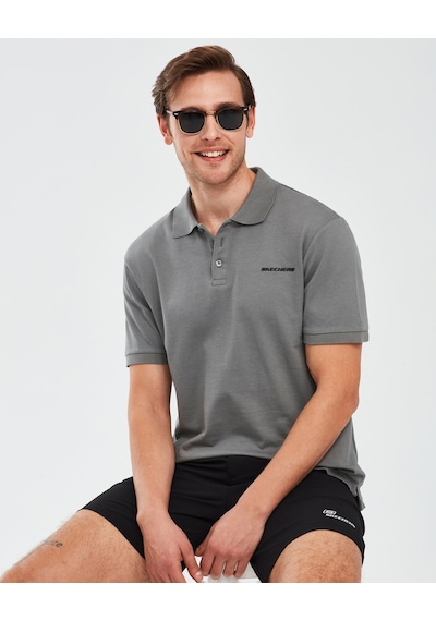Skechers Polo Shirt M Short Sleeve Erkek Antrasit Polo Yaka Tshirt S211800-003 Antrasit Skechers Polo Shirt M Short Sleeve Erkek Antrasit Polo Yaka Tshirt S211800-003 Antrasit