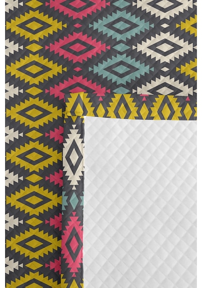 Geometrik Antrasit Genç Odası Tek Kişilik Pike Takımı-etnik Renkli 160x220 Cm Kapitone Yatak Örtüsü Dokulu Şafak Dinginliği Geometrik Antrasit Genç Odası Tek Kişilik Pike Takımı-etnik Renkli 160x220 Cm Kapitone Yatak Örtüsü Dokulu Şafak Dinginliği