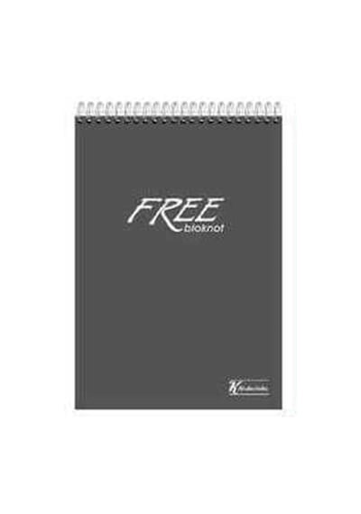 A5 14x20 Cm 80 Yaprak Çizgisiz Plastik Kapak Telli Üstten Açılır Defter Çok Renkli