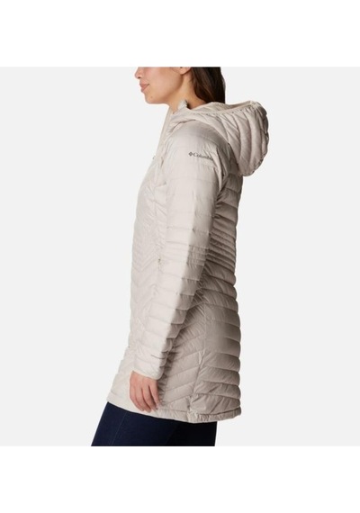 Helly Hansen Columbia Powder Lite Mid Jacket Kadın Mont Ekru