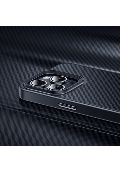 Hoco Apple Uyumlu iPhone 15 Pro Max As7 Kevlar Kılıf Manyetik Magsafeli Kılıf