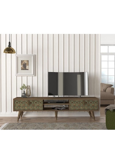Dekorister Exclusive Valente Tv Sehpası Ceviz-Garden Dekorister Exclusive Valente Tv Sehpası Ceviz-Garden