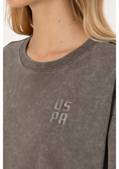 U.s. Polo Assn. Kadın Vizon Sweatshirt 50314186-vr052 VIZON