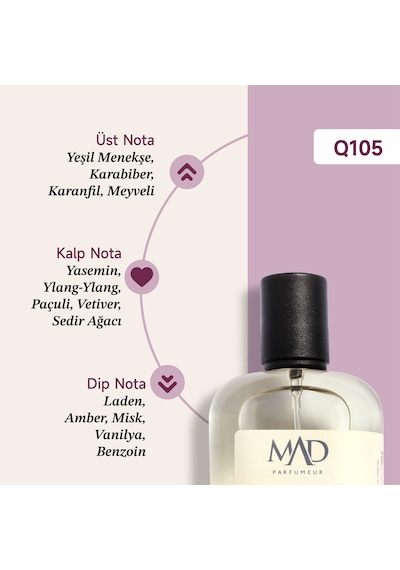 Mad Q105 Selective Unisex Parfüm EDP 100 ML