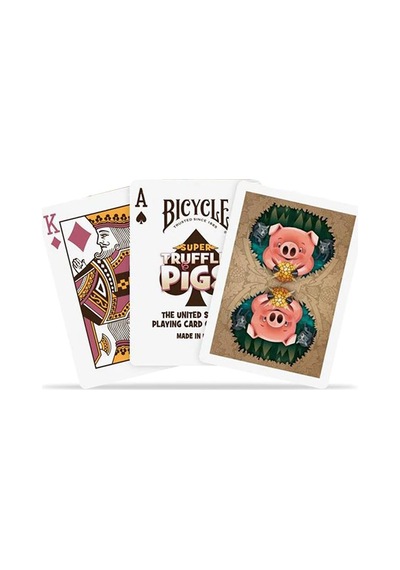 Bicycle Super Truffle Pigs Hınzır Premium Oyun Kağıdı Koleksiyonluk İskambil Kartları Destesi