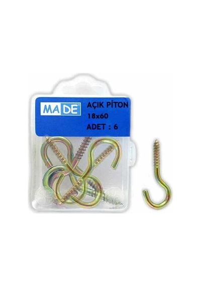 Made Açık Piton 18 X 60 1 Kutu 6 Adet St-49