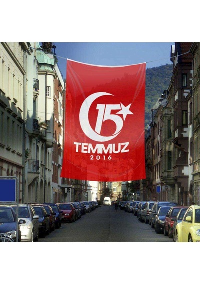 15 Temmuz Demokrasi Bayramı Kutlama Sancağı - 4x6metre Okul Bayrağı, Tören, Hatıra Bayrak 1