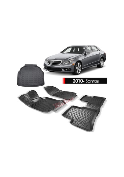 Mercedes E Serisi W212 Paspas Bagaj Havuzu 3D Rizline Setli 2010-