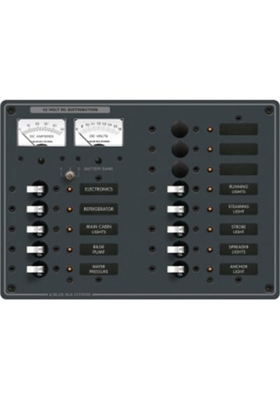 Blue Sea Systems Dc 13 Pozisyonlu Sigorta Paneli (3 Pozisyon Boş)