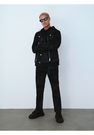 Oversize Erkek Ceket Denim