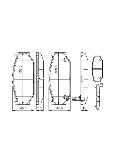 Suzuki Swift 1.3 2004-2010 Bosch Ön Balata