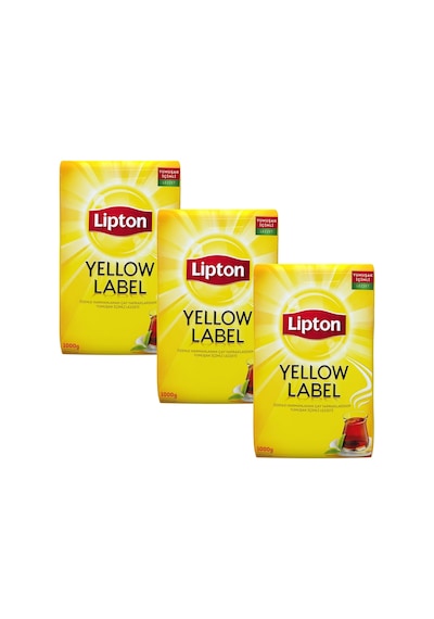 Lipton Yellow Label Siyah Dökme Çay 3 x 1 KG