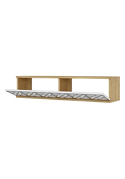 Da1238dbs Arex Dresuar , Antre Hol Rafı Safirmeşe-beyaz-silver 120cm