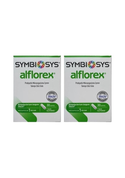 Symbiosys Alflorex Probiyotik 30 Kapsül, 2 Kutu