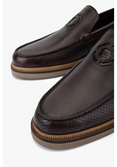 Valmenti Erkek Hakiki Deri Kahverengi Loafer Ayakkabı 1008 Val-3625 Erk Ayk Y26 Kahve Alk
