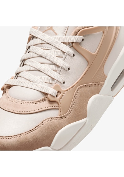 Nike Air Jordan 4 Rm Leather Unisex Sneaker Hakiki Deri Günlük Spor Ayakkabı Krem