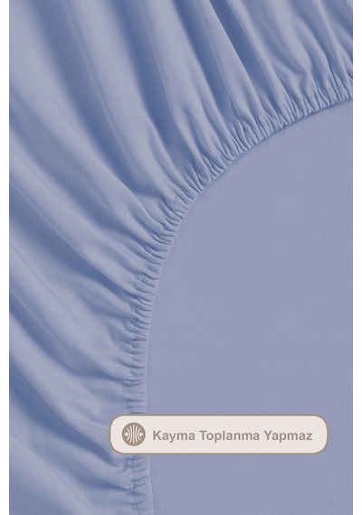 Elart Valera Nevresim Takımı Çift Kişilik Lastikli Çarşaf %100 Pamuk Ranforce 200x220 Cm Lila LILA