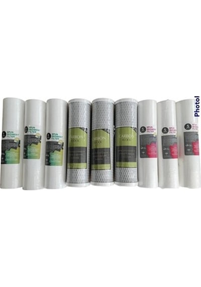 Su Arıtma Filtresi 9 Lu Set Jumbo Yıllık Set