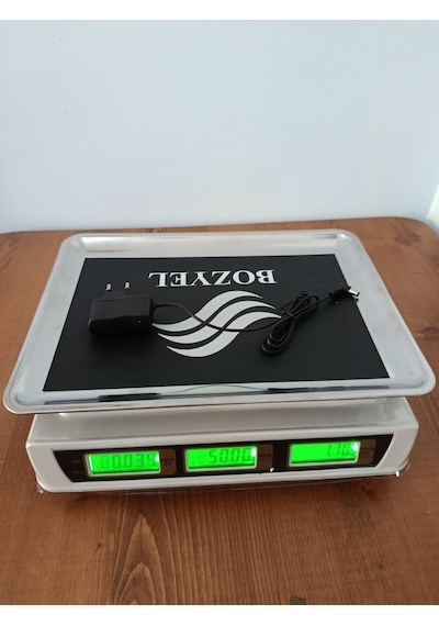 40 Kg Terazi-çift Taraf Ekran-uzun Şarj Süresi-fiyat Hesaplamalı