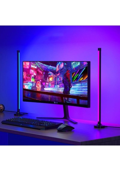 Upway Dolgu Led Işık Usb 16 Renk Kumandalı 40 Cm Rgb Aydınlatma Gece Lambası Diğer