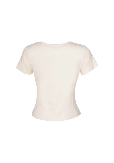 Hummel Hmlreportaje Ekru Kadın T-shirt 912326-9157 Ekru