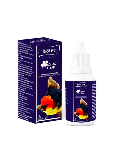 Biolive Aquaxı Clear Akvaryum Su Berraklaştırıcı 50Ml