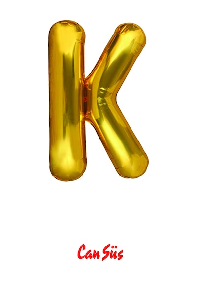 Harf Folyo Balon Gold 100cm 40 Inç K