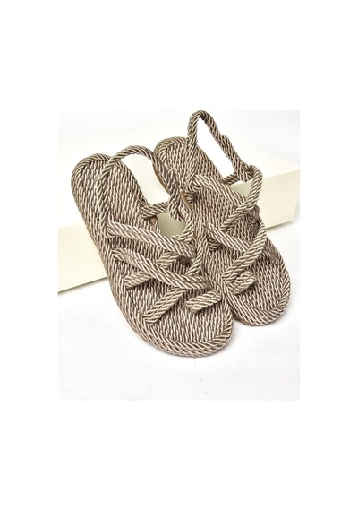 Fox Shoes Vizon Kadın Sandalet F470135104 Vizon